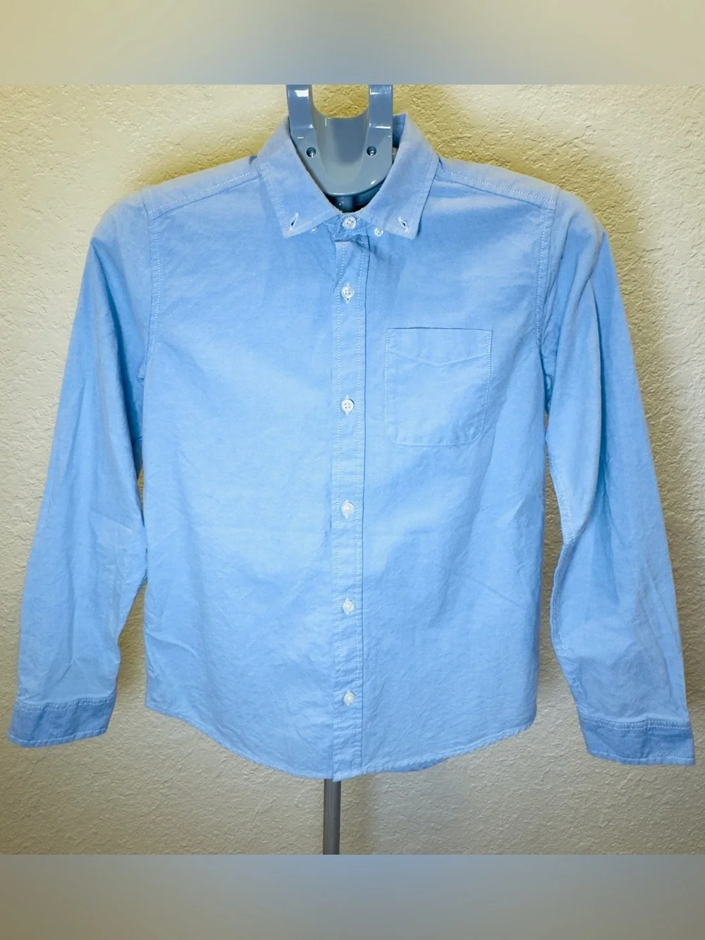 Children’s place Boys Uniform Oxford Button Down Shirt Light Blue size 14 XL